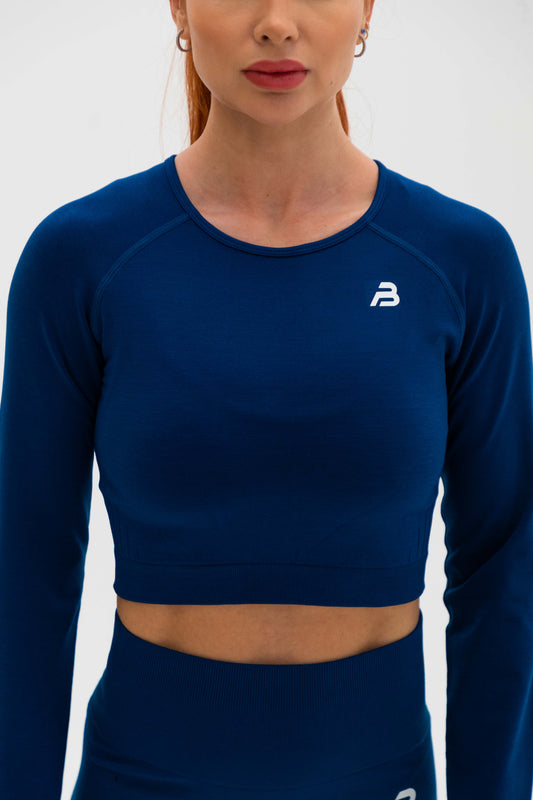 Vital Smooth Long Sleeve Crop Top