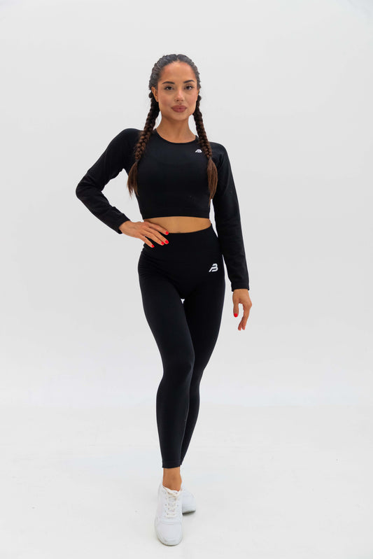 Vital Smooth Long Sleeve Crop Top