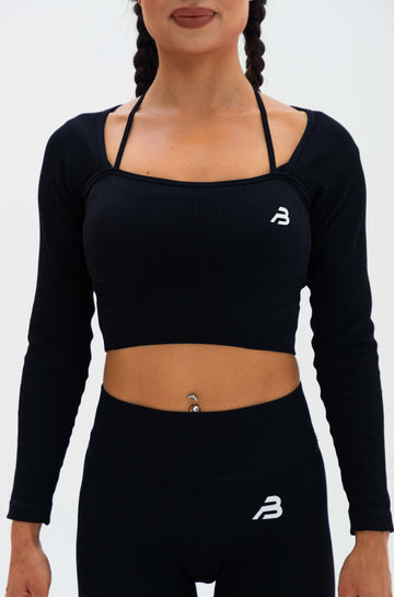 Flex Strappy Long Sleeve Top