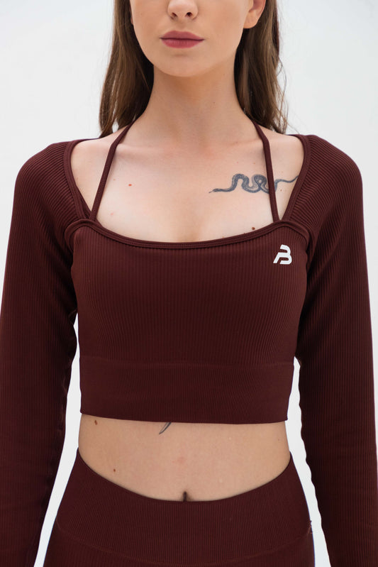 Flex Strappy Long Sleeve Top